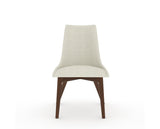 Canadel Downtown Trend Dining Chair in Cognac Washed, TW Fabric, front view