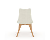 Canadel Downtown Trend Dining Chair in Caramel Washed, TW Fabric, back view