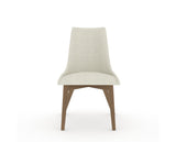 Canadel Downtown Trend Dining Chair in Pecan Washed, TW Fabric, front view