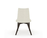 Canadel Downtown Trend Dining Chair in Davy's Grey, TW Fabric, back view