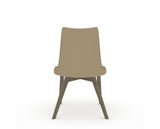 Canadel Downtown Trend Dining Chair in Shadow, XY Faux Leather, back view