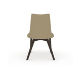 Canadel Downtown Trend Dining Chair in Davy's Grey, XY Faux Leather, back view