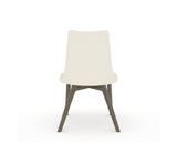 Canadel Downtown Trend Dining Chair in Shadow, YJ Faux Leather, back view