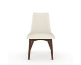 Canadel Downtown Trend Dining Chair in Cognac Washed, YJ Faux Leather, front view