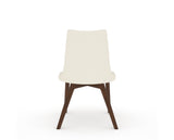 Canadel Downtown Trend Dining Chair in Cognac Washed, YJ Faux Leather, back view