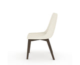 Canadel Downtown Trend Dining Chair in Hazelnut Washed, YJ Faux Leather, side view