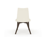 Canadel Downtown Trend Dining Chair in Hazelnut Washed, YJ Faux Leather, back view
