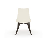 Canadel Downtown Trend Dining Chair in Davy's Grey, YJ Faux Leather, back view