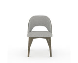 Canadel Downtown Ply Dining Chair in Shadow, 7C Fabric, front view