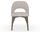 Canadel Downtown Ply Dining Chair in Shadow, FP Crypton®, front view