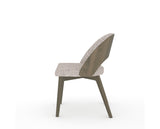 Canadel Downtown Ply Dining Chair in Shadow, FP Crypton®, side view