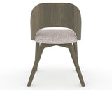 Canadel Downtown Ply Dining Chair in Shadow, FP Crypton®, back view