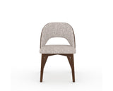 Canadel Downtown Ply Dining Chair in Cognac Washed, FP Crypton®, front view