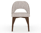 Canadel Downtown Ply Dining Chair in Cognac Washed, FP Crypton®, front view