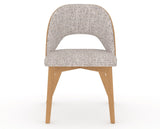 Canadel Downtown Ply Dining Chair in Caramel Washed, FP Crypton®, front view