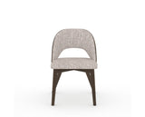 Canadel Downtown Ply Dining Chair in Hazelnut Washed, FP Crypton®, front view