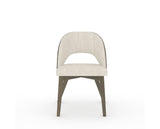 Canadel Downtown Ply Dining Chair in Shadow, FT InsideOut®, front view