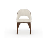 Canadel Downtown Ply Dining Chair in Cognac Washed, FT InsideOut®, front view