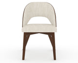 Canadel Downtown Ply Dining Chair in Cognac Washed, FT InsideOut®, front view