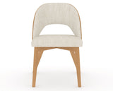 Canadel Downtown Ply Dining Chair in Caramel Washed, FT InsideOut®, front view