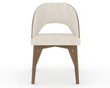 Canadel Downtown Ply Dining Chair in Pecan Washed, FT InsideOut®, front view