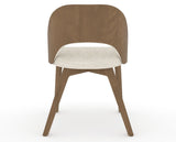 Canadel Downtown Ply Dining Chair in Pecan Washed, FT InsideOut®, back view