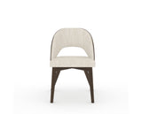Canadel Downtown Ply Dining Chair in Hazelnut Washed, FT InsideOut®, front view