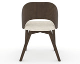Canadel Downtown Ply Dining Chair in Hazelnut Washed, FT InsideOut®, back view