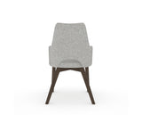 Canadel Downtown Norr Dining Chair in Hazelnut Washed, 7C Fabric, back view