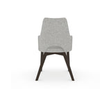 Canadel Downtown Norr Dining Chair in Davy's Grey, 7C Fabric, back view