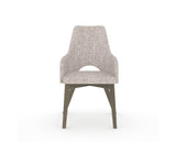Canadel Downtown Norr Dining Chair in Shadow, FP Crypton®, front view