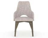 Canadel Downtown Norr Dining Chair in Shadow, FP Crypton®, front view