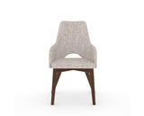 Canadel Downtown Norr Dining Chair in Cognac Washed, FP Crypton®, front view