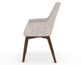 Canadel Downtown Norr Dining Chair in Cognac Washed, FP Crypton®, side view