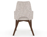 Canadel Downtown Norr Dining Chair in Cognac Washed, FP Crypton®, back view