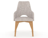 Canadel Downtown Norr Dining Chair in Caramel Washed, FP Crypton®, front view