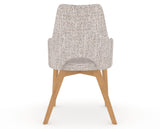 Canadel Downtown Norr Dining Chair in Caramel Washed, FP Crypton®, back view