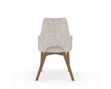 Canadel Downtown Norr Dining Chair in Pecan Washed, FP Crypton®, back view