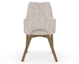 Canadel Downtown Norr Dining Chair in Pecan Washed, FP Crypton®, back view