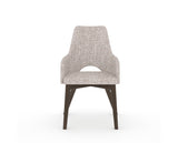 Canadel Downtown Norr Dining Chair in Hazelnut Washed, FP Crypton®, front view