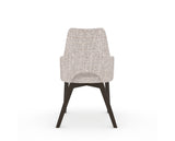 Canadel Downtown Norr Dining Chair in Davy's Grey, FP Crypton®, back view