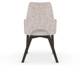 Canadel Downtown Norr Dining Chair in Davy's Grey, FP Crypton®, back view