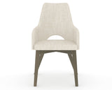 Canadel Downtown Norr Dining Chair in Shadow, FT InsideOut®, front view
