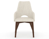 Canadel Downtown Norr Dining Chair in Cognac Washed, FT InsideOut®, front view