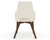 Canadel Downtown Norr Dining Chair in Cognac Washed, FT InsideOut®, back view