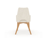 Canadel Downtown Norr Dining Chair in Caramel Washed, FT InsideOut®, back view