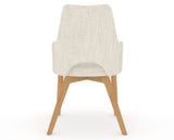 Canadel Downtown Norr Dining Chair in Caramel Washed, FT InsideOut®, back view
