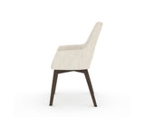 Canadel Downtown Norr Dining Chair in Hazelnut Washed, FT InsideOut®, side view