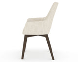 Canadel Downtown Norr Dining Chair in Hazelnut Washed, FT InsideOut®, side view