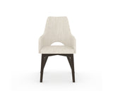 Canadel Downtown Norr Dining Chair in Davy's Grey, FT InsideOut®, front view